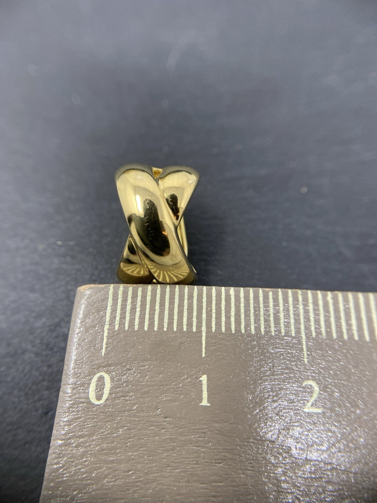 333 Gold Ohrringe Clip Creolen 8K