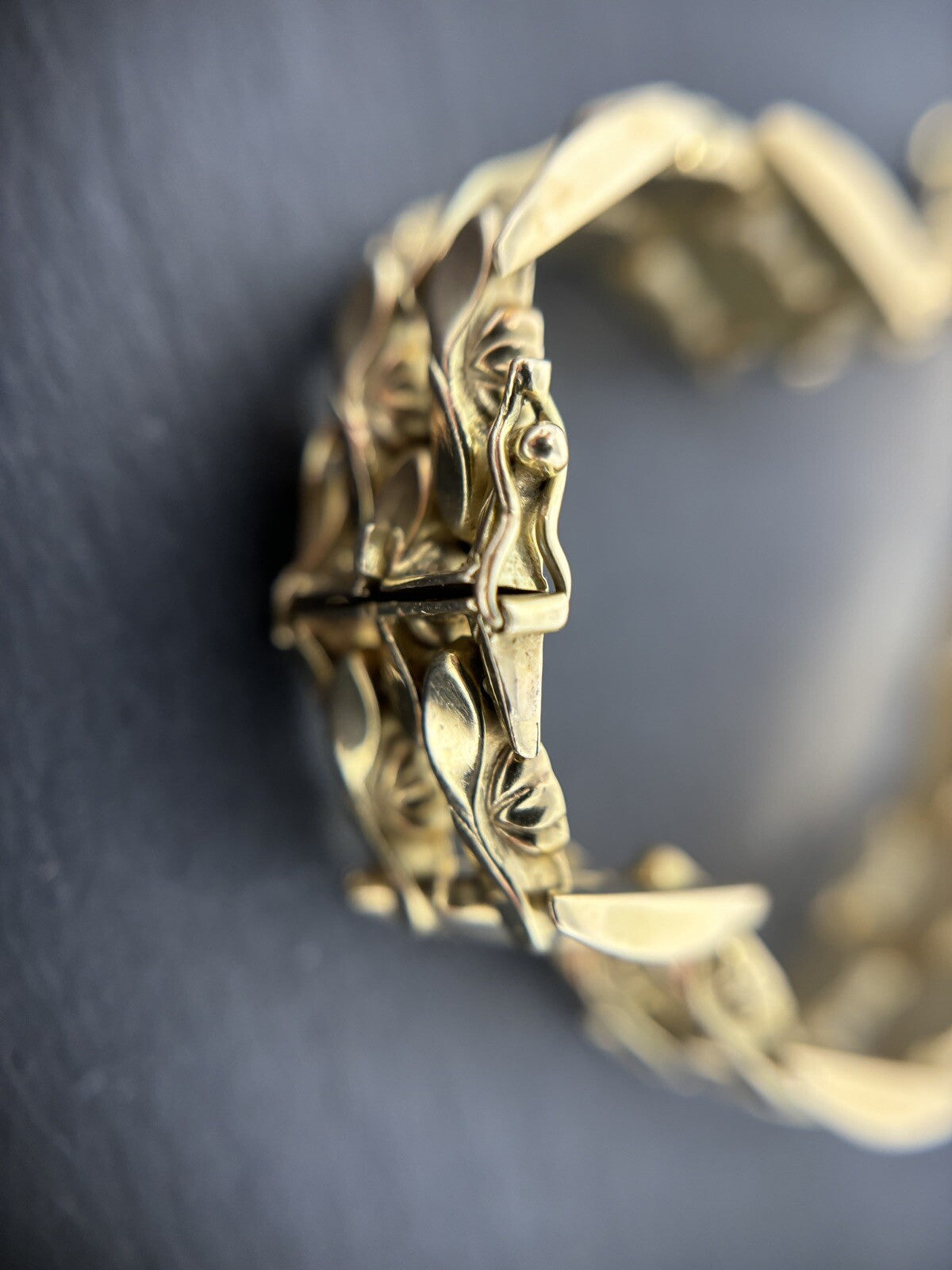 585 Gold Armband Vintage Damen 16cm 13mm 14K