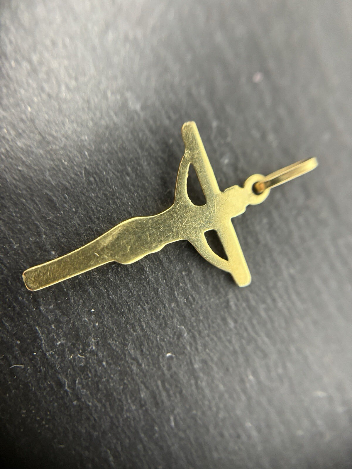 Gold Kreuz 8K/333 Gelbgold Anhänger 2cm