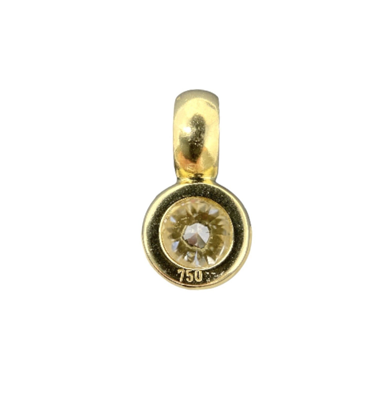 750 Gold Anhänger Brillanten 0,9ct 18K