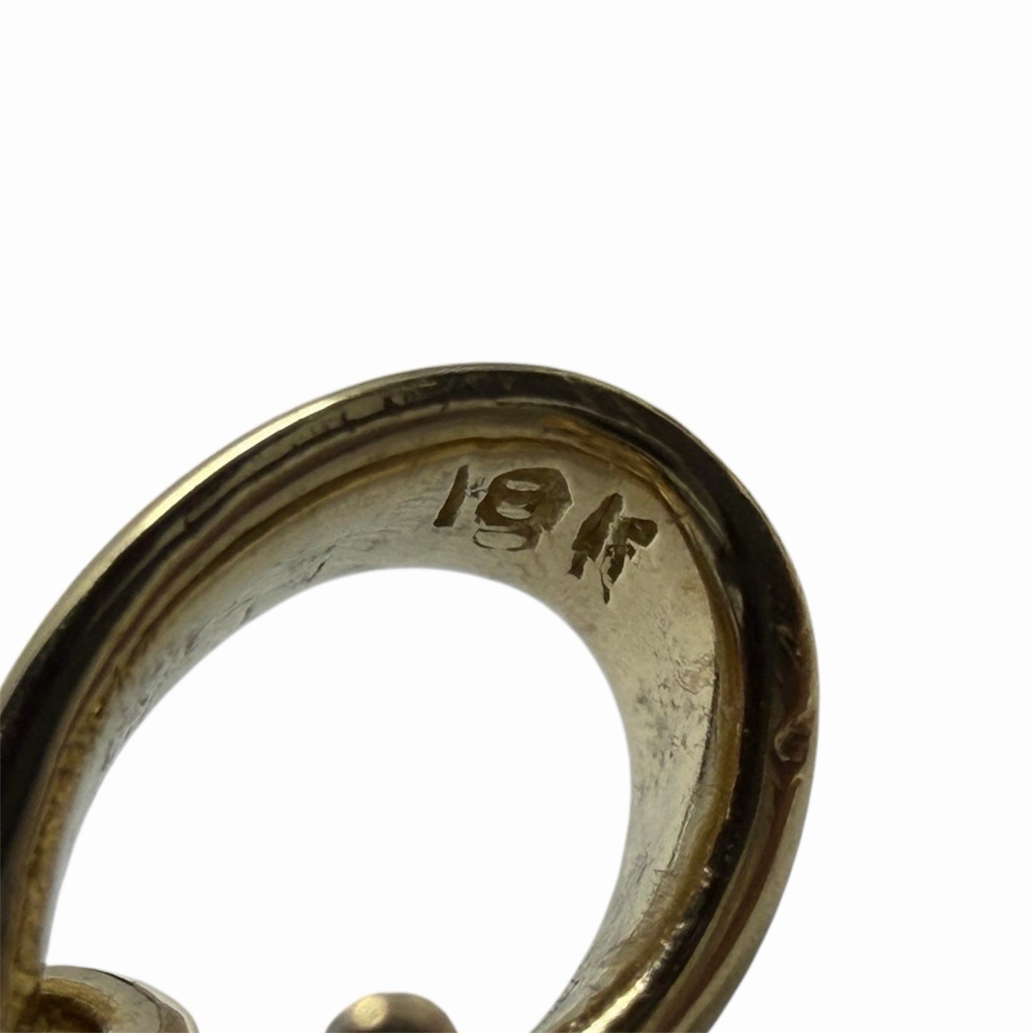 750 Gold Anhänger Saphir 1,5ct Entourage mit Brillanten 18K