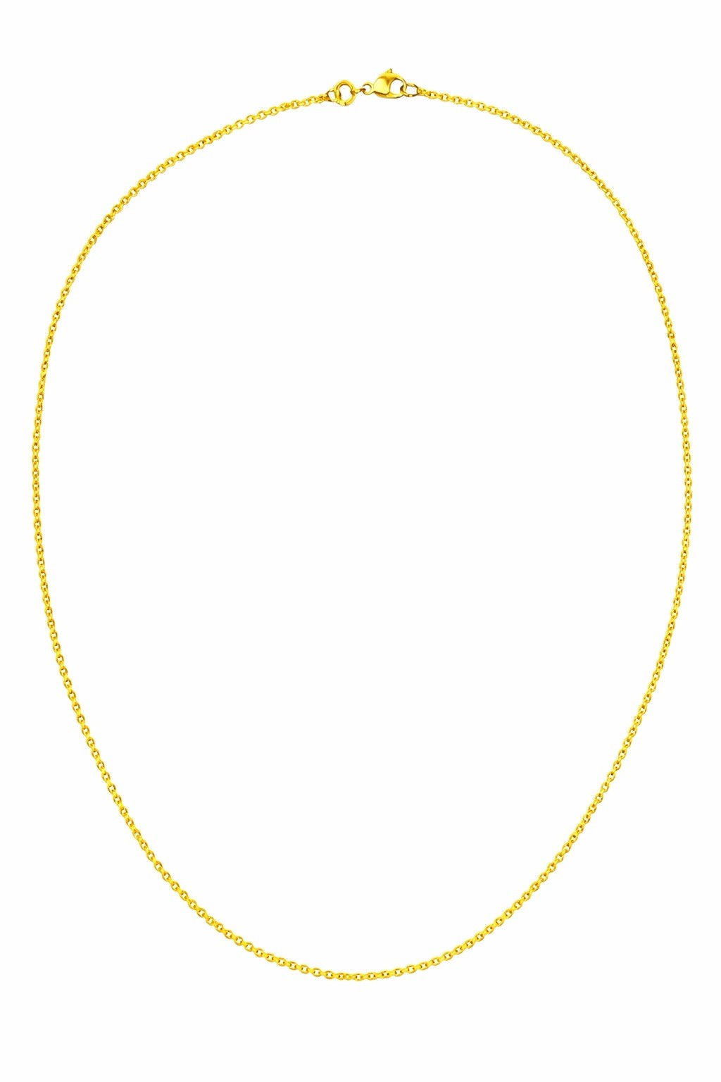 585 Gold Halskette Ankerkette Mit Kreuz Anhänger 41cm 1mm glänzend 14K
