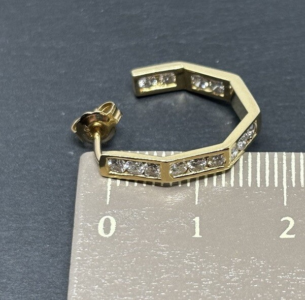 585 Gold Ohrringe 1,0 Karat Brillanten Diamanten 14K