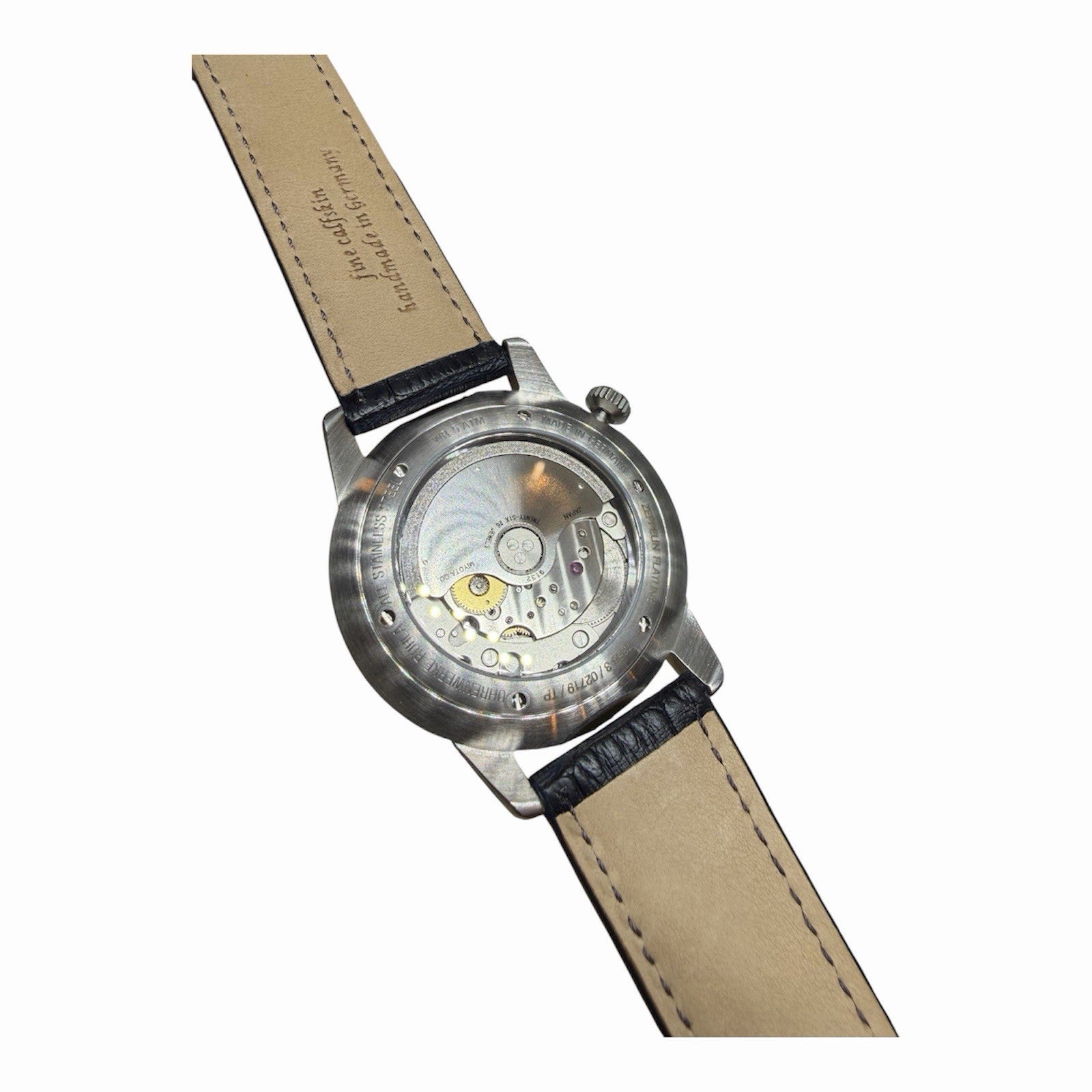 Zeppelin - Herrenarmbanduhr - Flatline - 7366-3 - NEU Automatik Uhr Glasboden