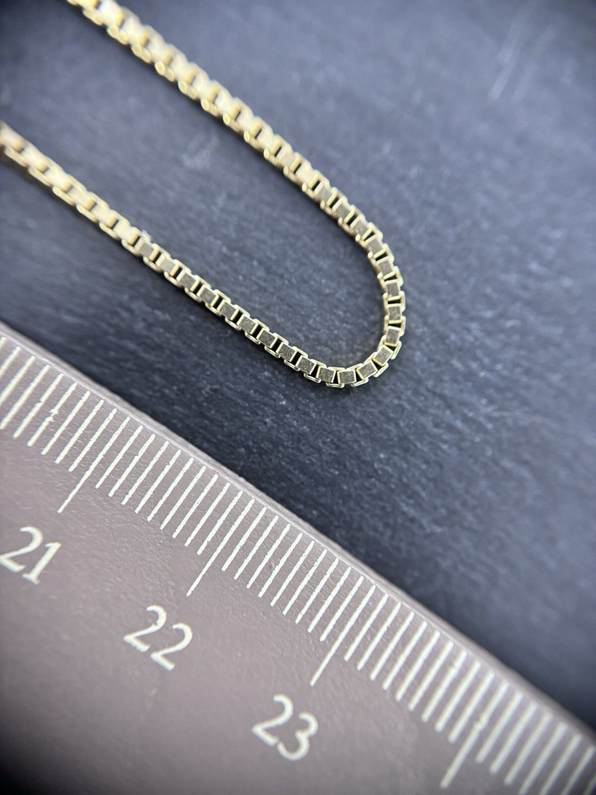 333 Gold Halskette Venezianerkette 45cm 1,5mm massiv glänzend 8K