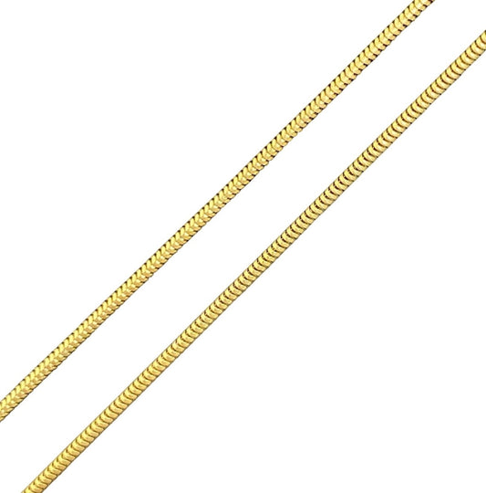 Schlangenkette  8K / 333 Gelbgold