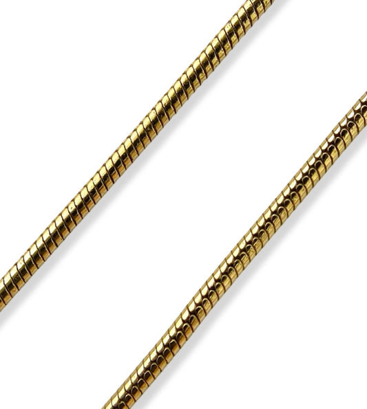 Schlangenkette 14 Karat / 585 Gelbgold 46cm