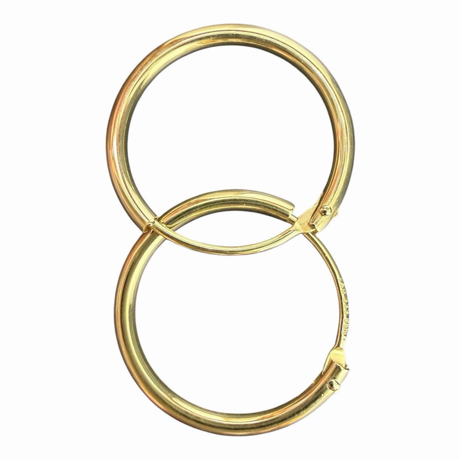 333 Gold Creolen Ohrringe Neu 8 Karat 15mm