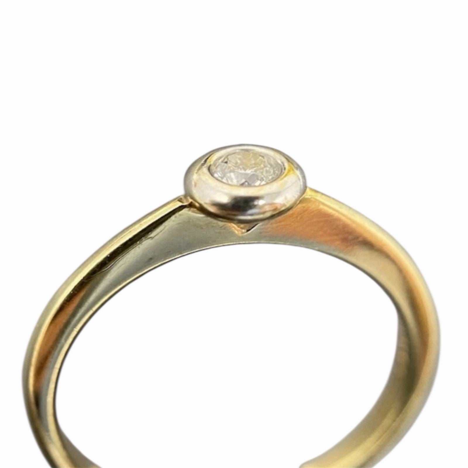 Gelbgold Solitärring 8K/333 Brillant Gr.53