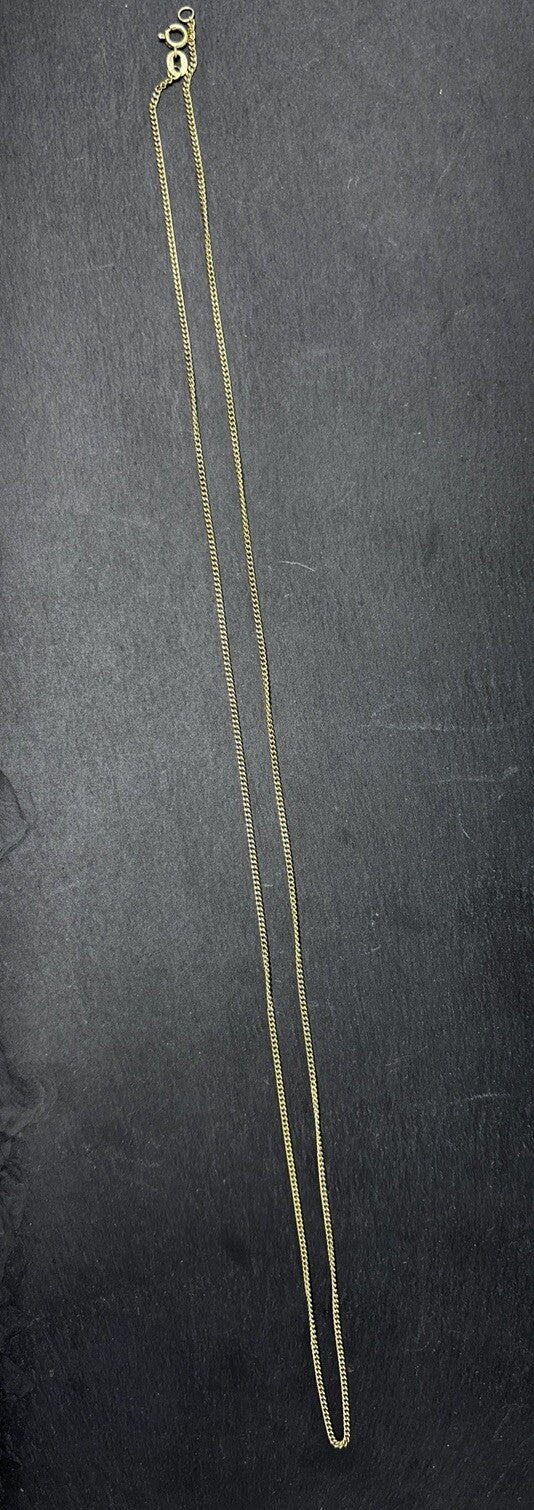 585 Gold Halskette Panzerkette 60cm 1,2mm glänzend 14K