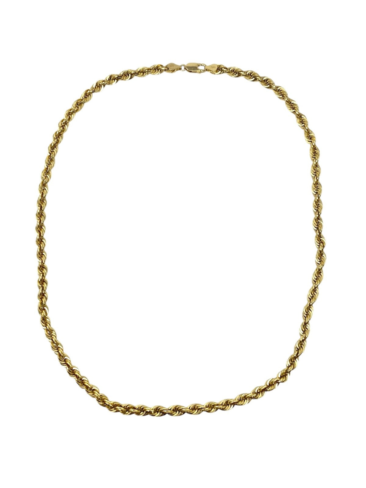 Goldkette Kordelkette 50cm 14K/585 4,8mm Gelbgold