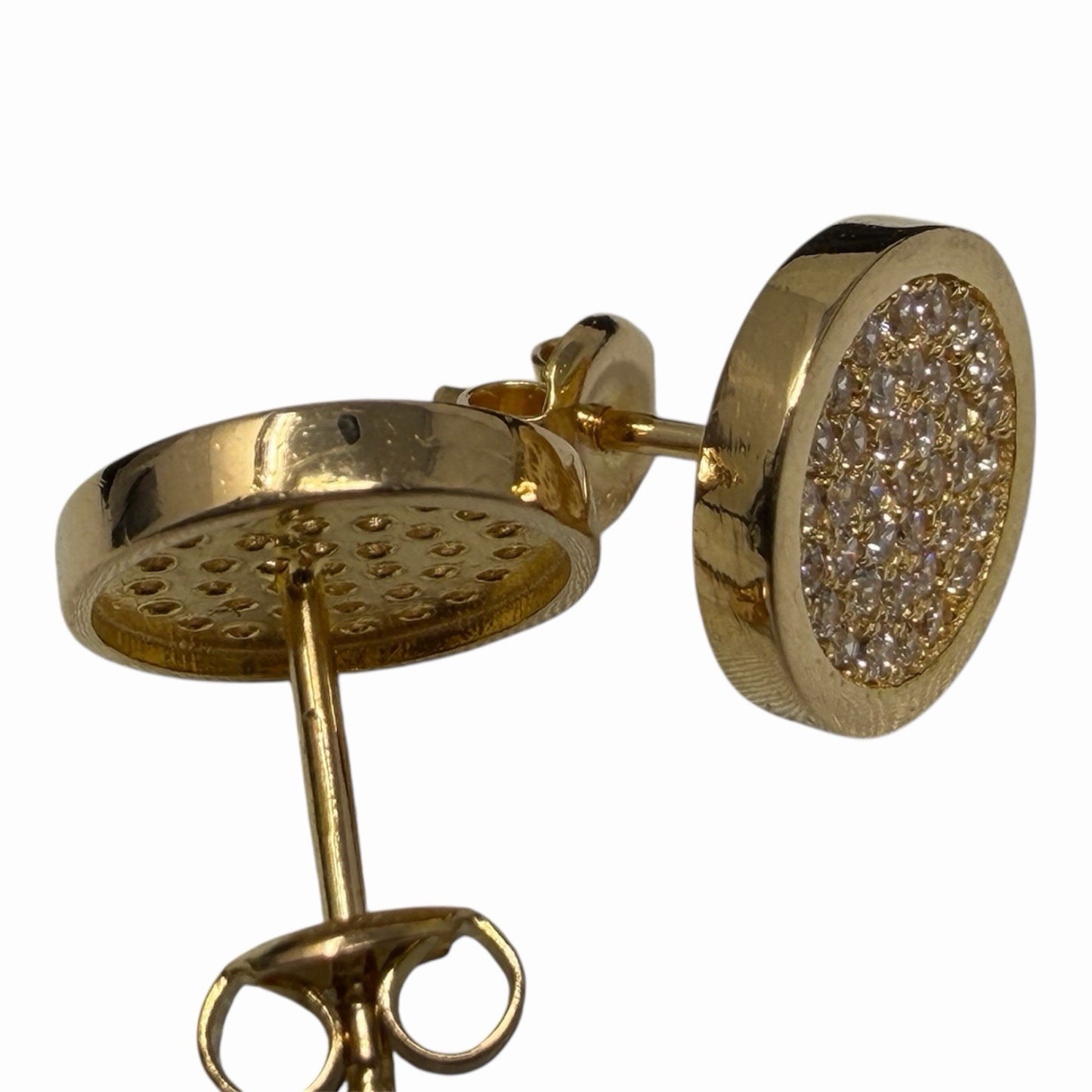 916 22K Gold Ohrstecker ca. 0,4 Carat Brillanten