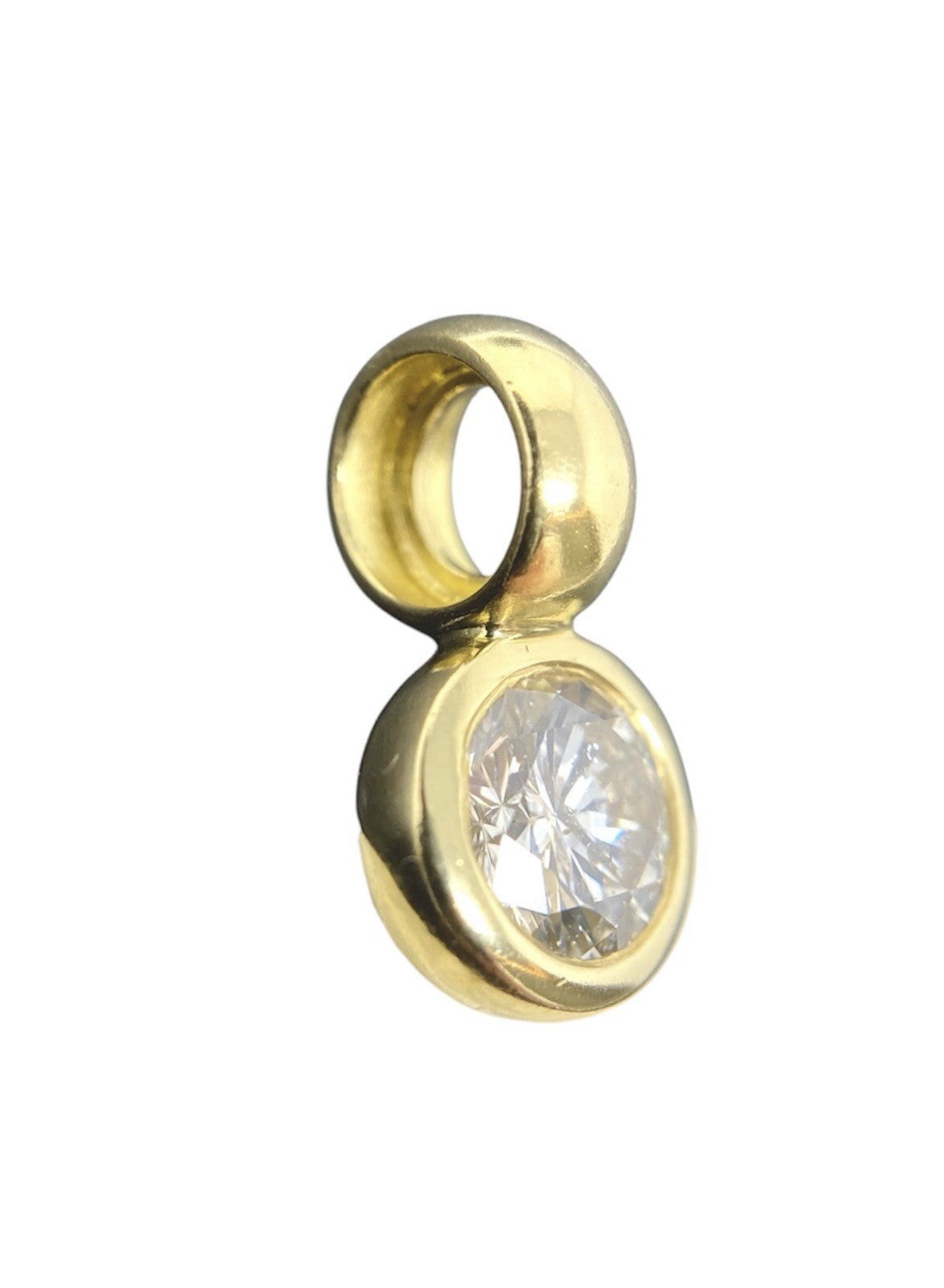 750 Gold Anhänger Brillanten 0,9ct 18K