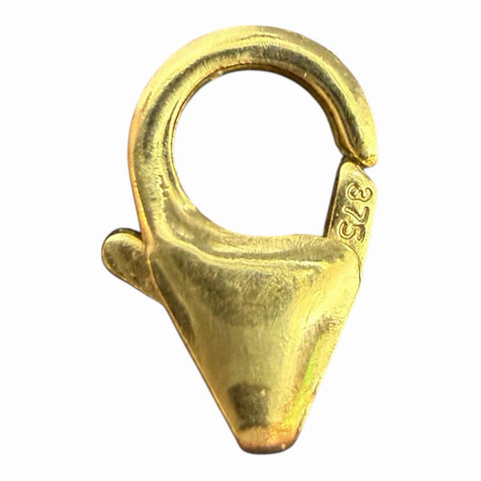 375 Karabiner 8mm 9 Karat einzeln für Goldketten