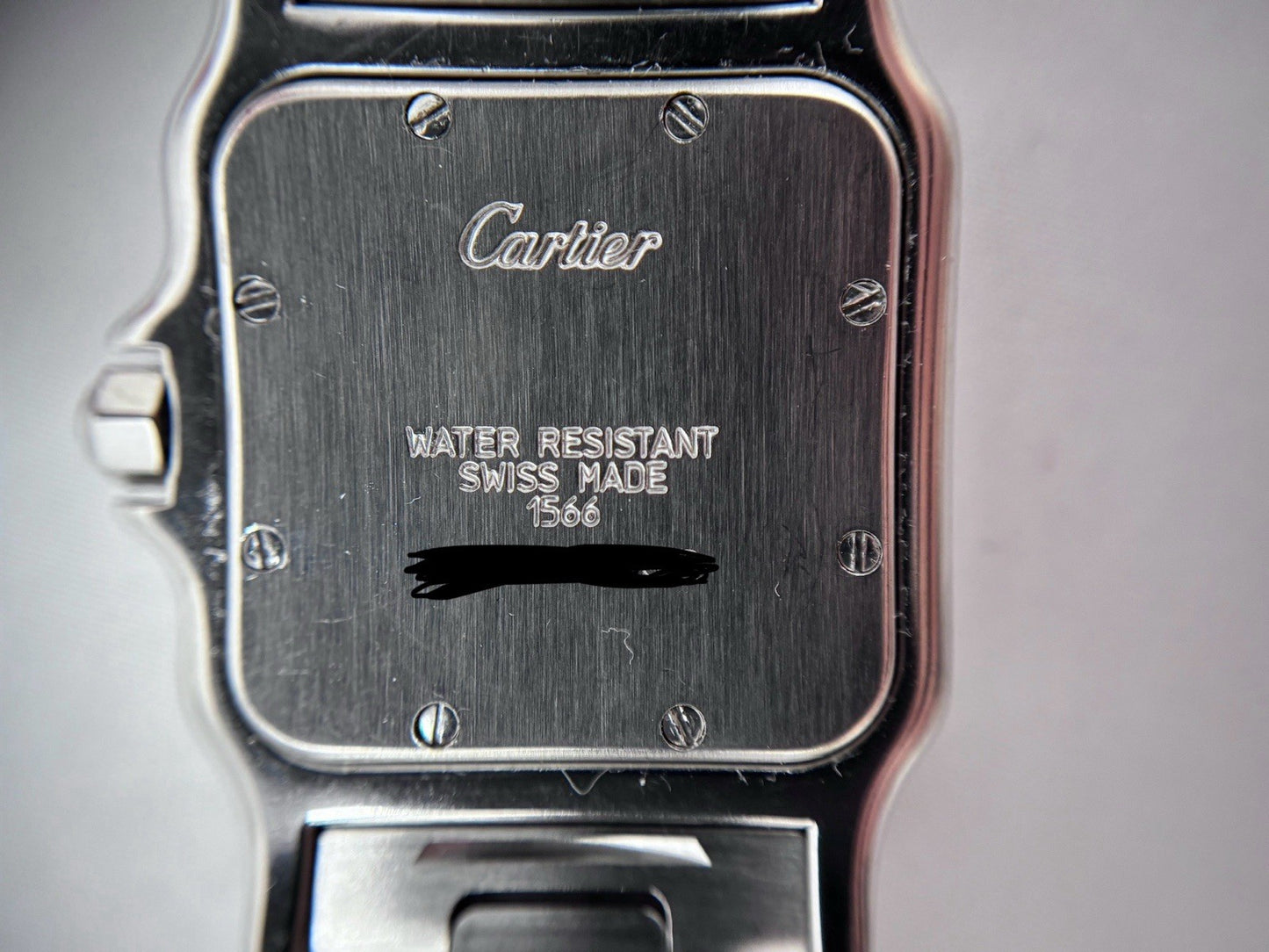 Cartier Santos Galbee Herren 29mm  Stahl/Gold Papiere Ref. 1566