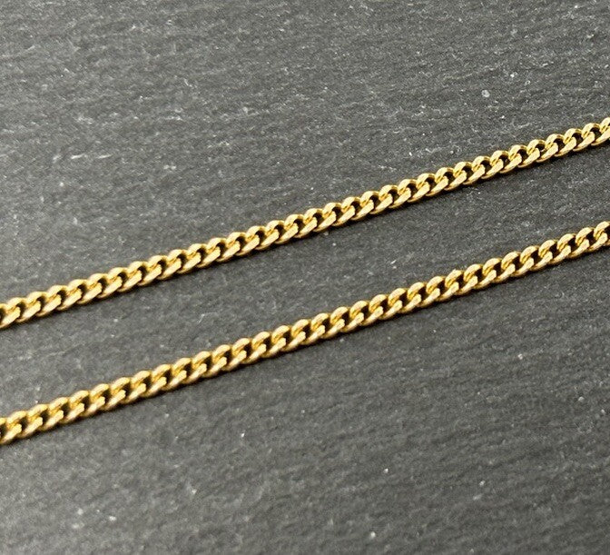 333 Gold Halskette Panzerkette 52cm 8K