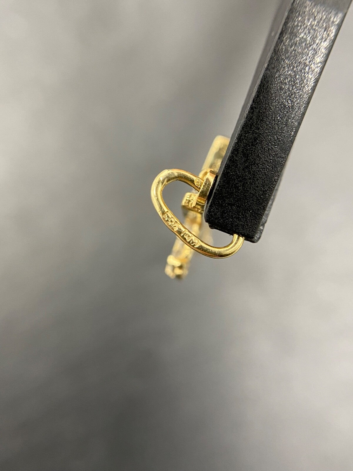 585 Gold Anhänger Kreuz Gelbgold mit Zirkoniasteine im Brillantenschliff 14K