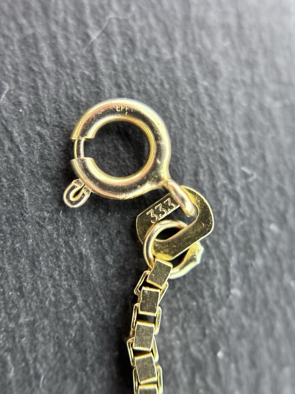 333 Gold Halskette Venezianerkette 45cm 1,5mm massiv glänzend 8K