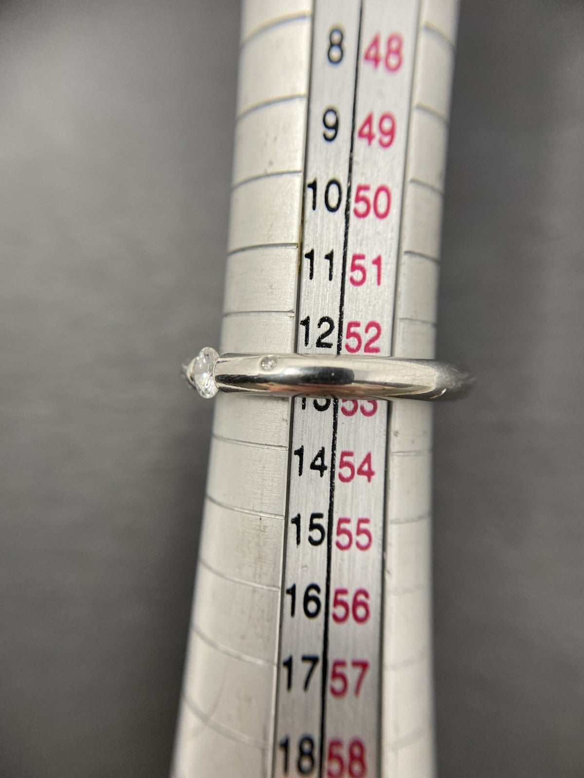 Niessing Ring Platin Brillantring 950 Gr. 52,5