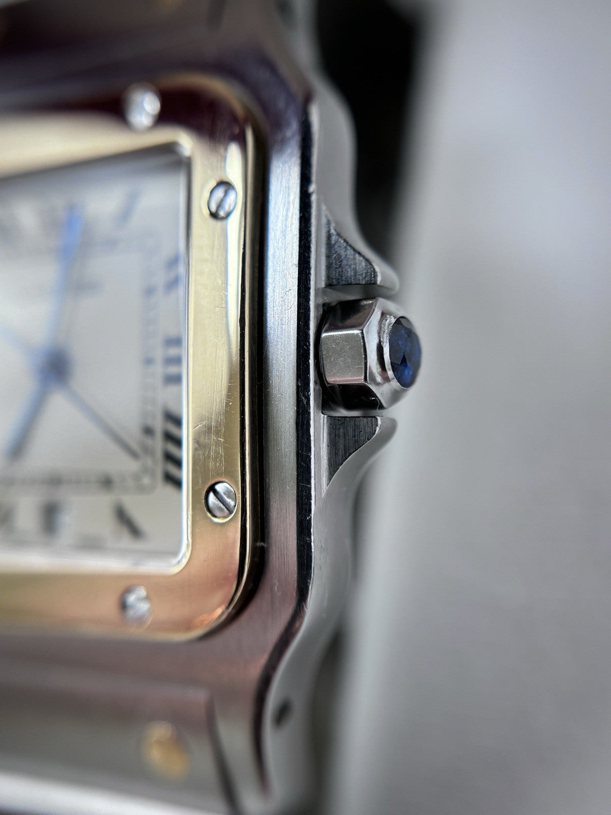 Cartier Santos Galbee Herren 29mm  Stahl/Gold Papiere Ref. 1566