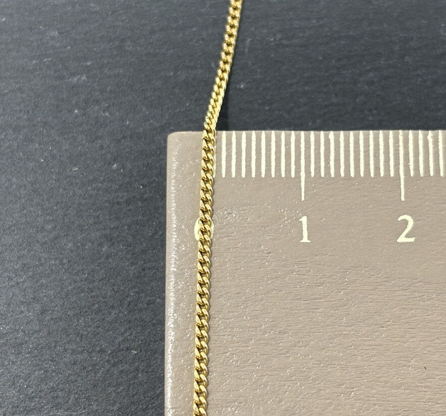 333 Gold Halskette Panzerkette 52cm 8K