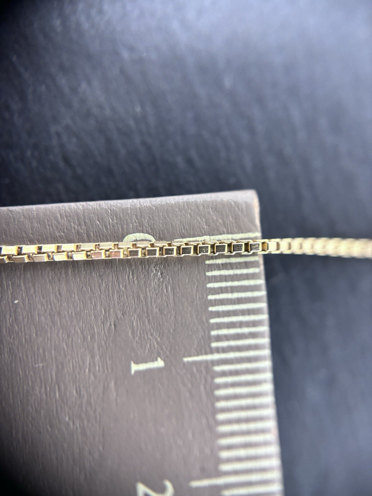 Gelbgold Kette Venezianerkette 45cm 1,2mm 8K/333 massiv glänzend