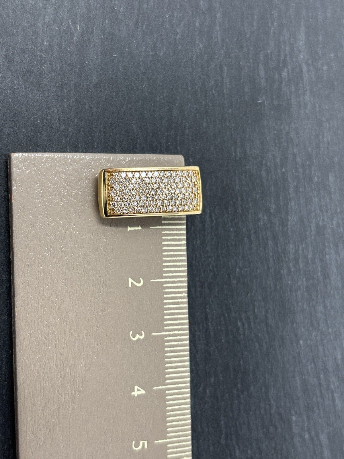 Goldanhänger Diamanten 100 Brillanten 14K/585 0,5ct 