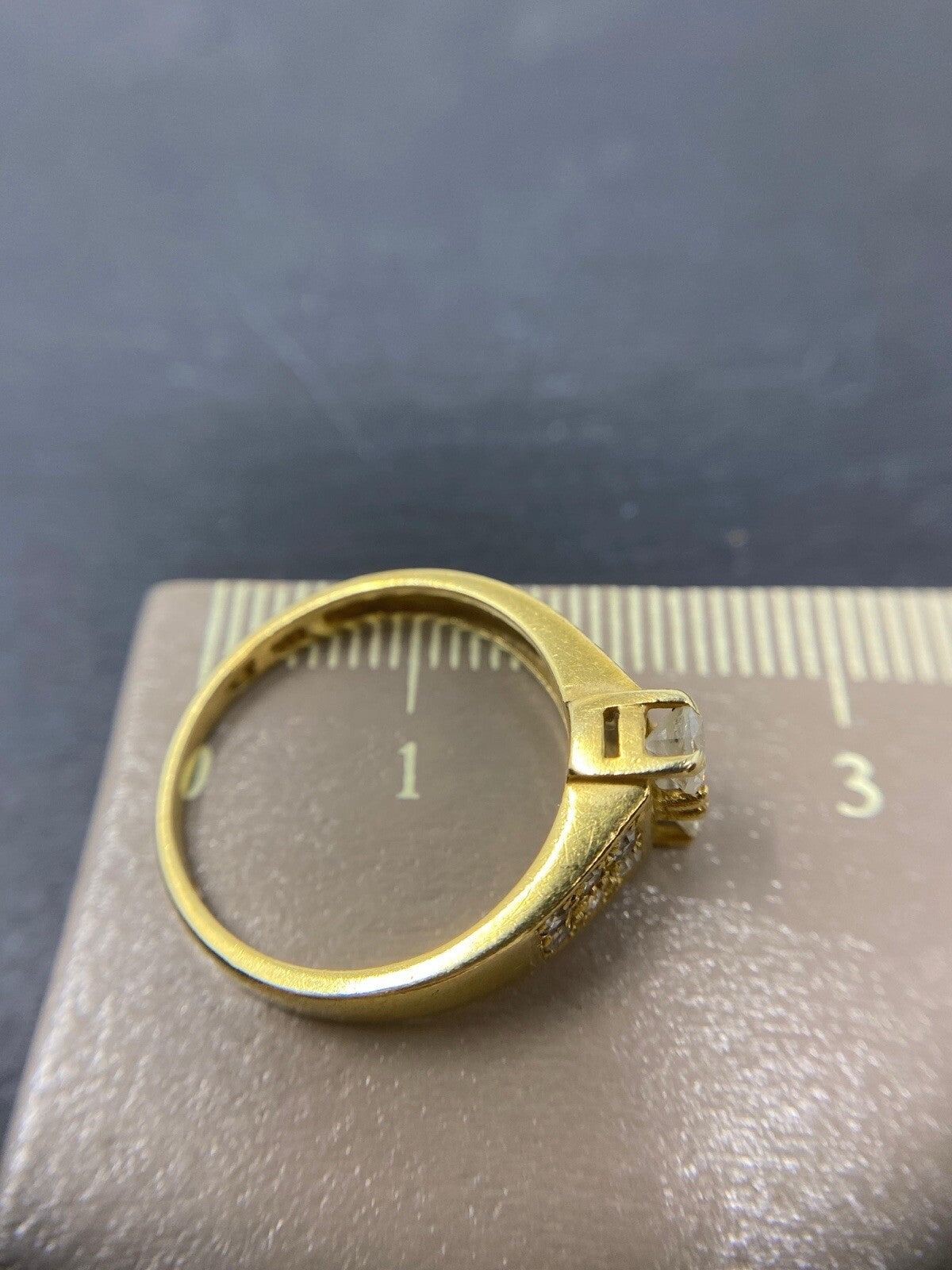 Goldring Vintage 14K/585 Brillanten ca. 0,25ct Gr.54 