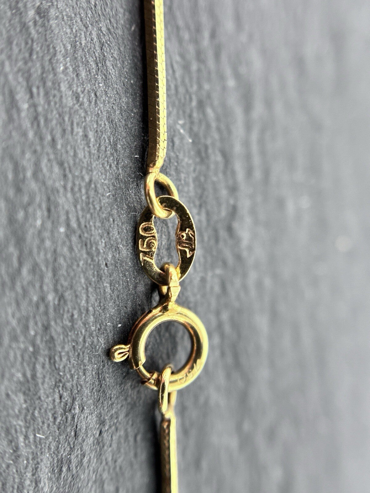 Gelbgold Kette mit Anhänger Brillanten 18K/750 VS/SI 0,78ct Set