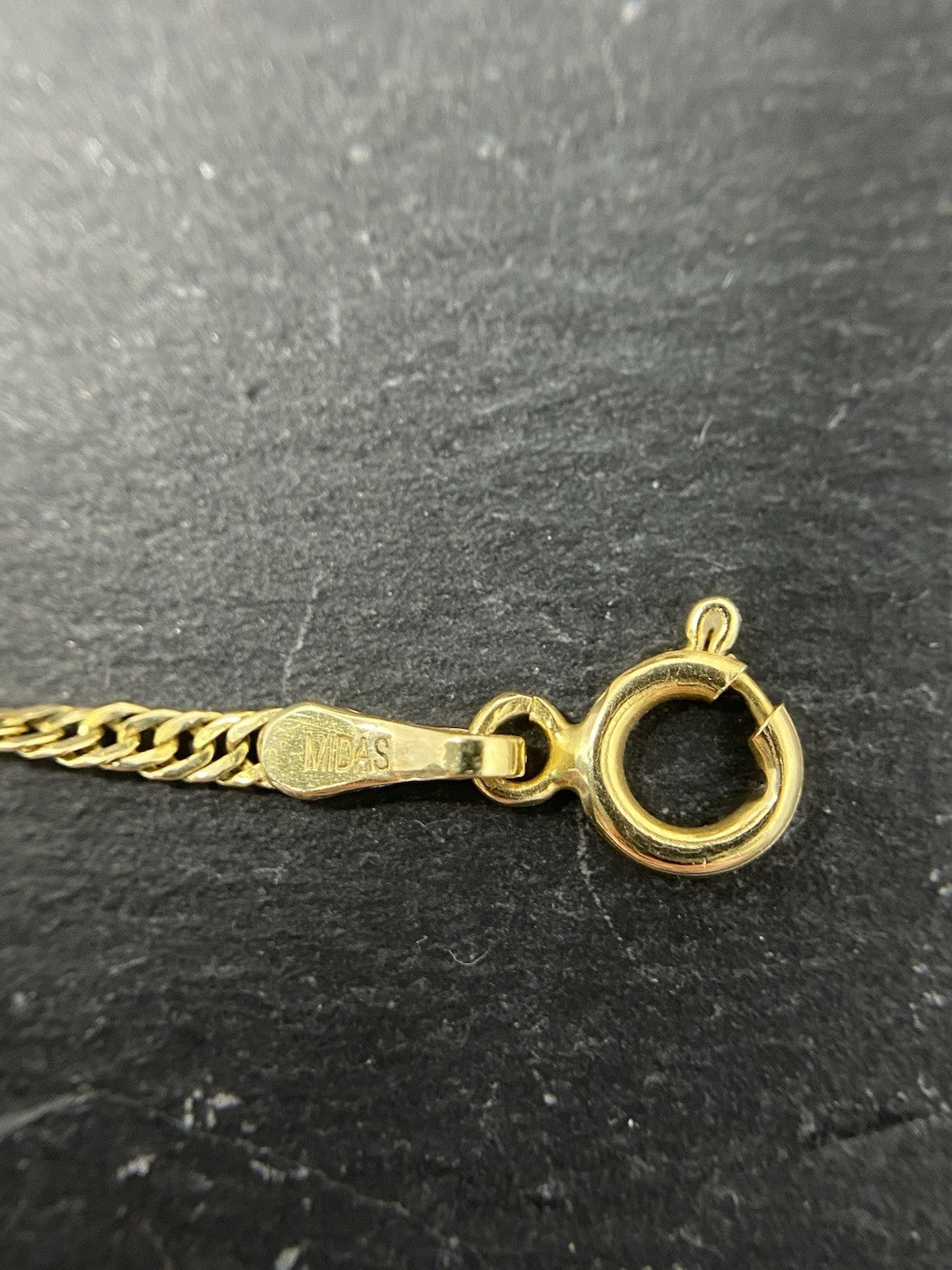 585 Gold Halskette Panzerkette Feingliedrig gedrehte Goldkette 42cm | 14K 