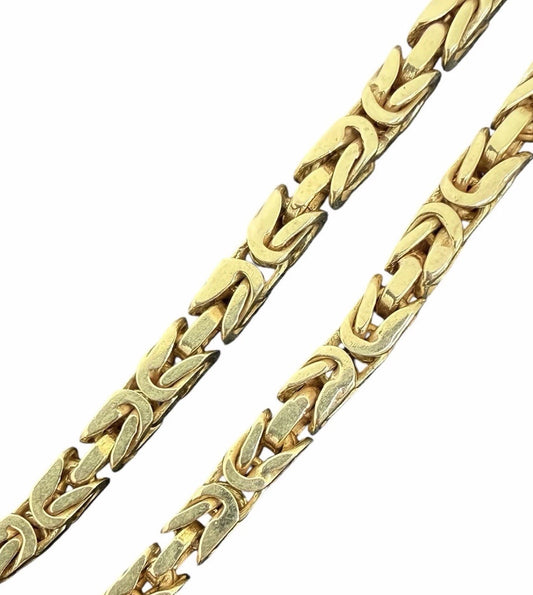 Königsarmband Königskette Gelbgold 14K/585 23cm 3mm