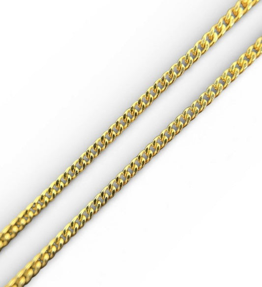 333 Gold Halskette Panzerkette 38cm 1,5mm glänzend 8K