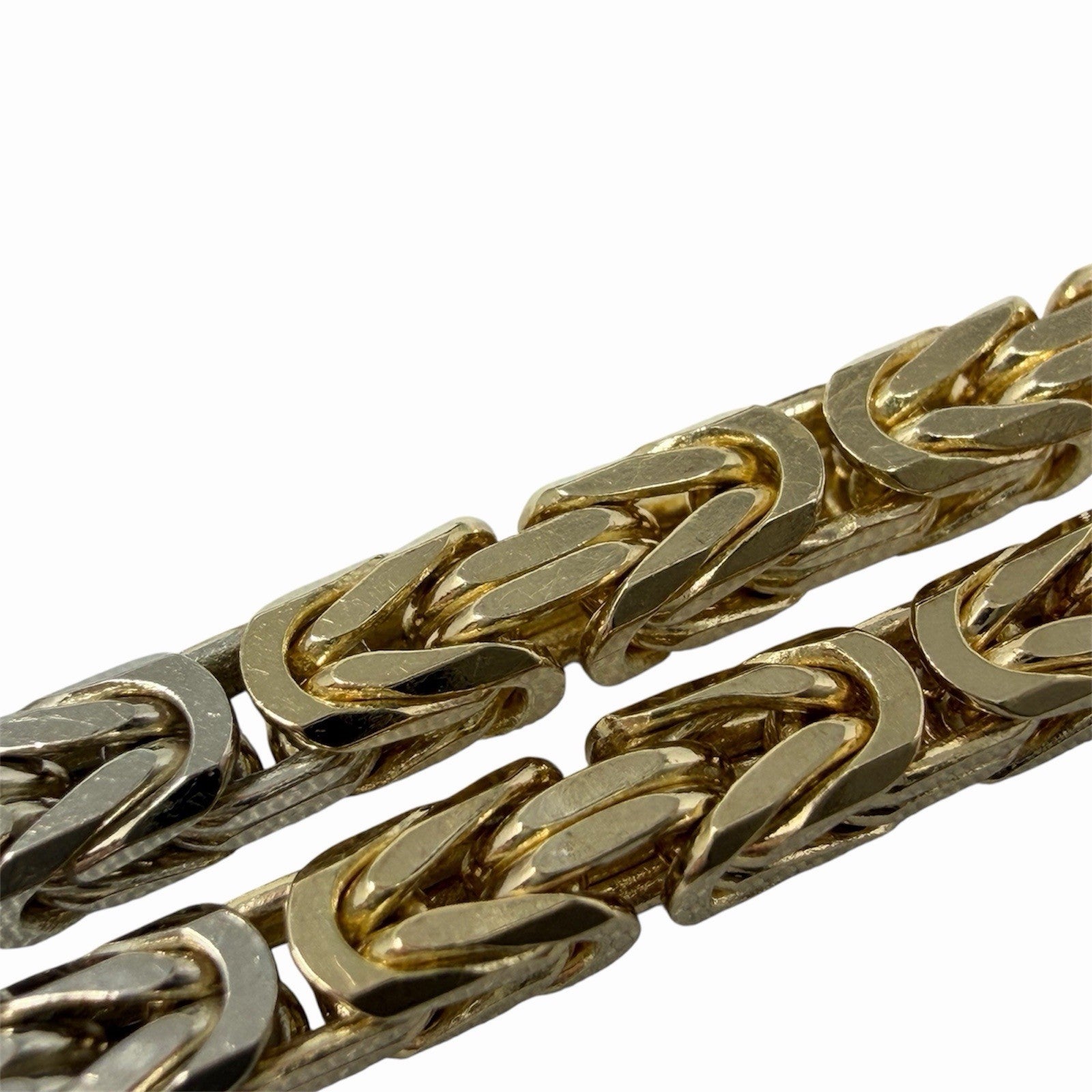 Königskette 585 Gold Halskette 80cm 3,2mm glänzend Massiv 14K 58g Herren
