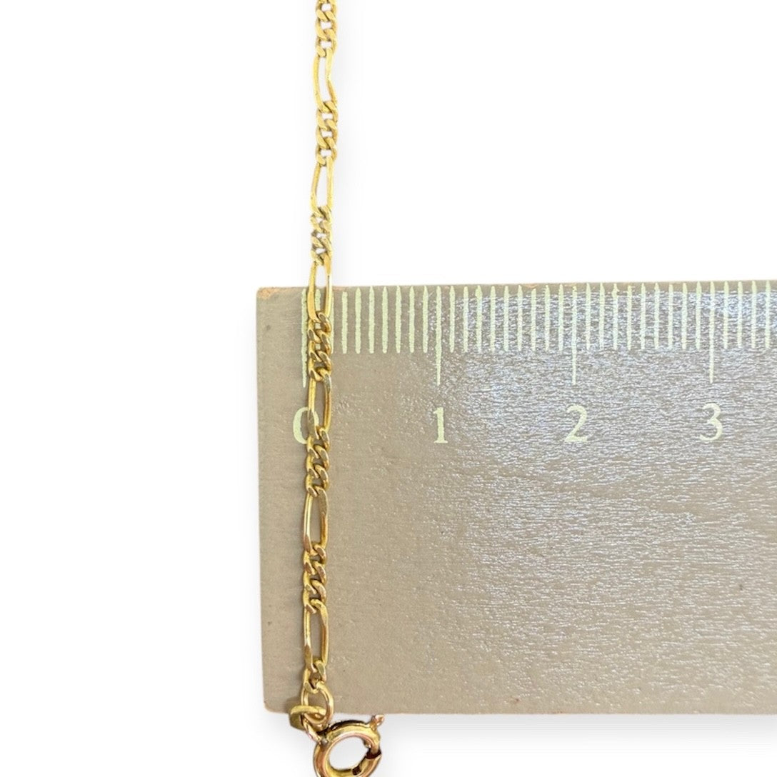 Figaroarmband Panzerarmband Gelbgold 333/8K 18,5cm