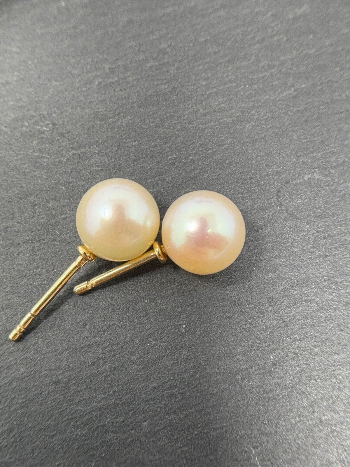 Perlenohrringe  | 14K/585 Gelbgold