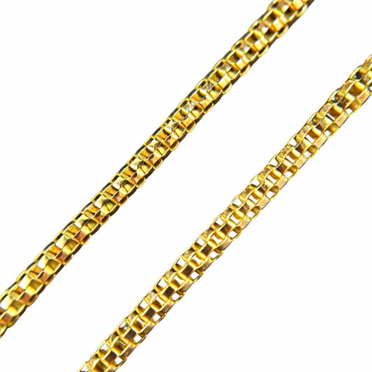 585 Gold Halskette Venezianerkette Stegpanzerkette 88cm 1,9mm 14K
