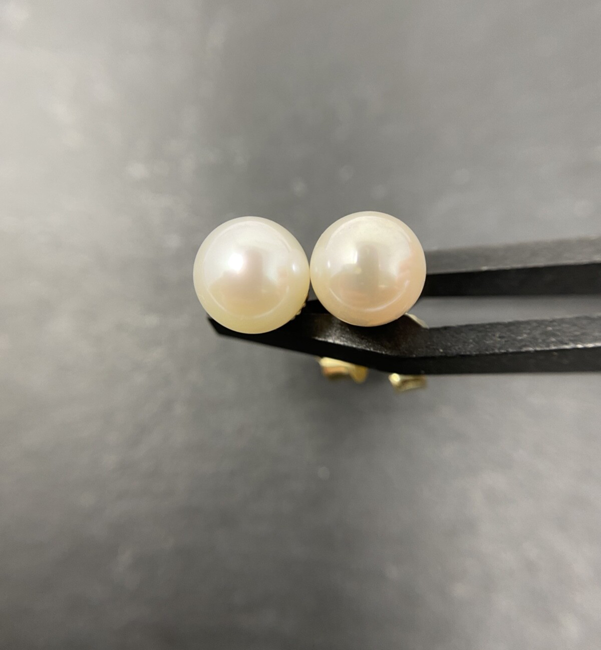 585 Gold Ohrstecker Perlenohrringe Perlenstecker | 14K