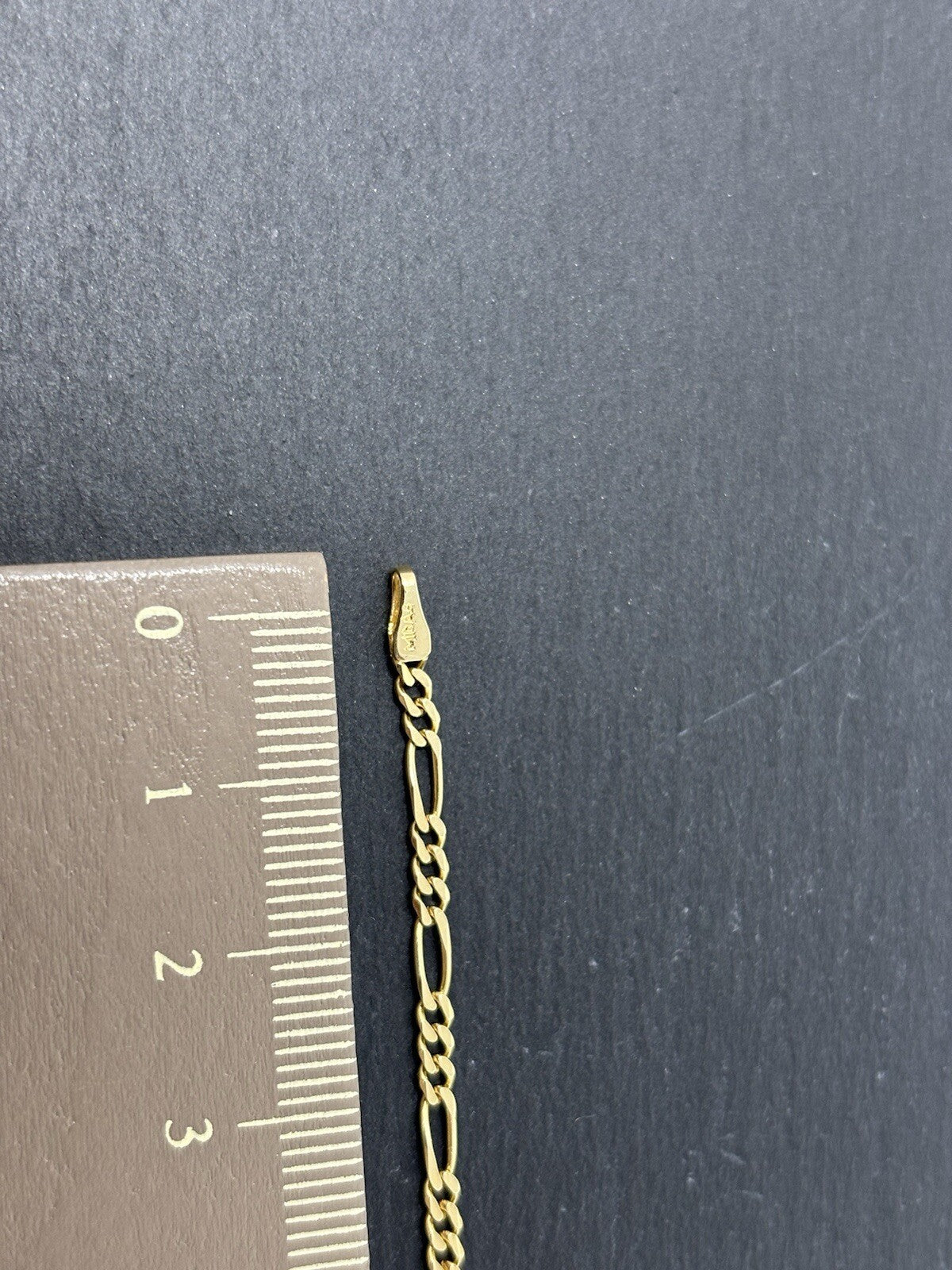 585 Gold Armband Panzerarmband Panzerkette 26cm Überlänge 2,5mm massiv 14K