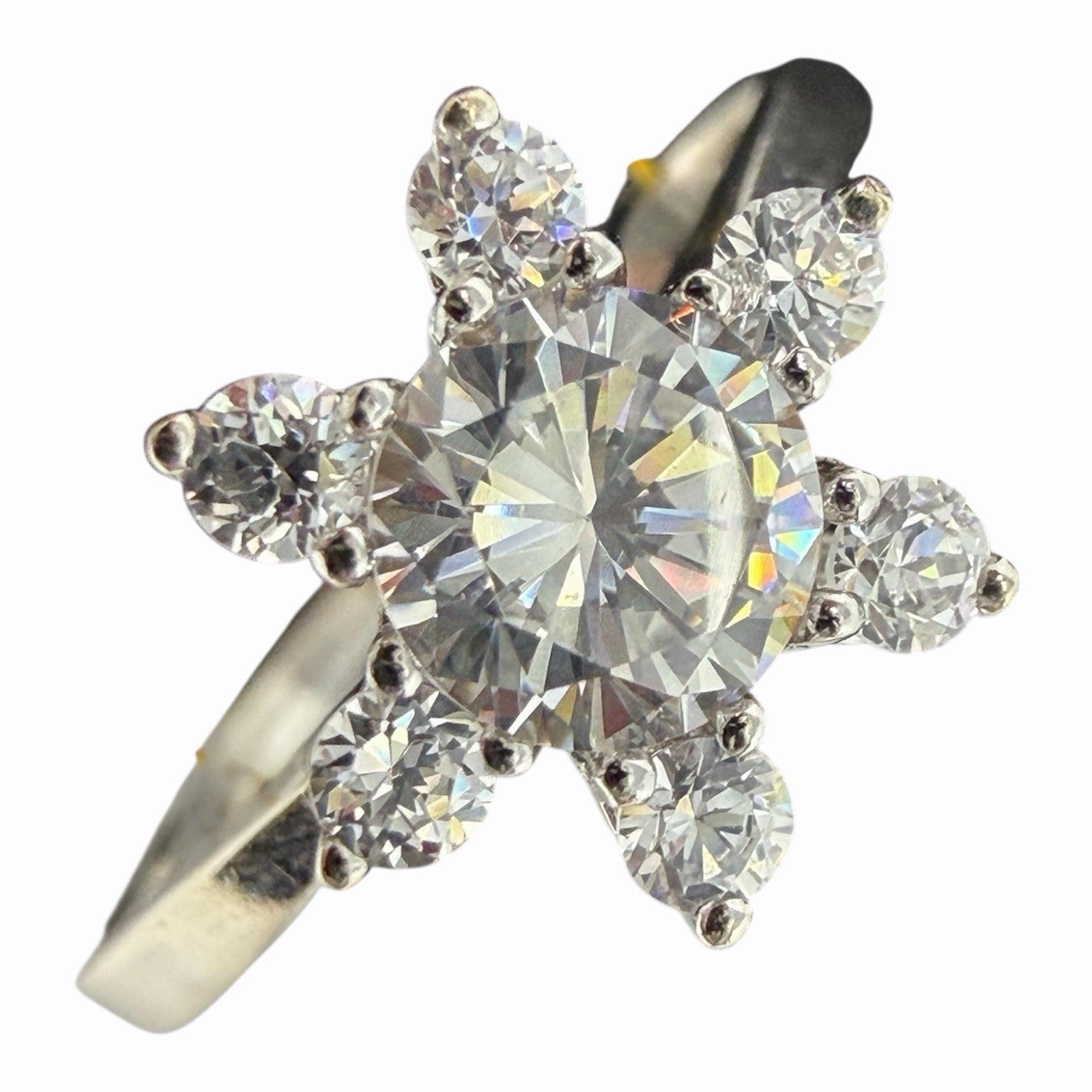 585 Gold Ring 0,65 Carat Diamant Solitärring Gr.54 14K