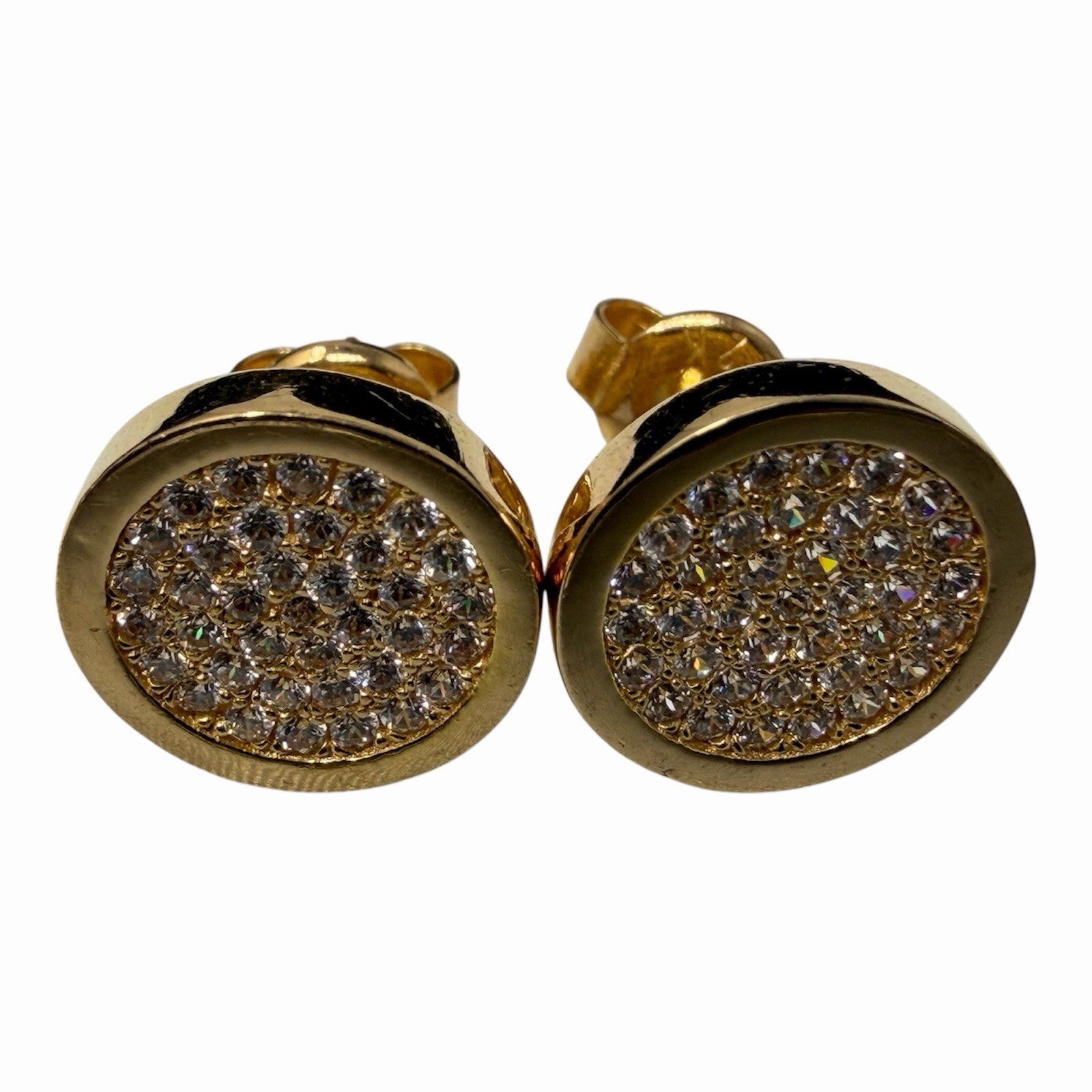 916 22K Gold Ohrstecker ca. 0,4 Carat Brillanten