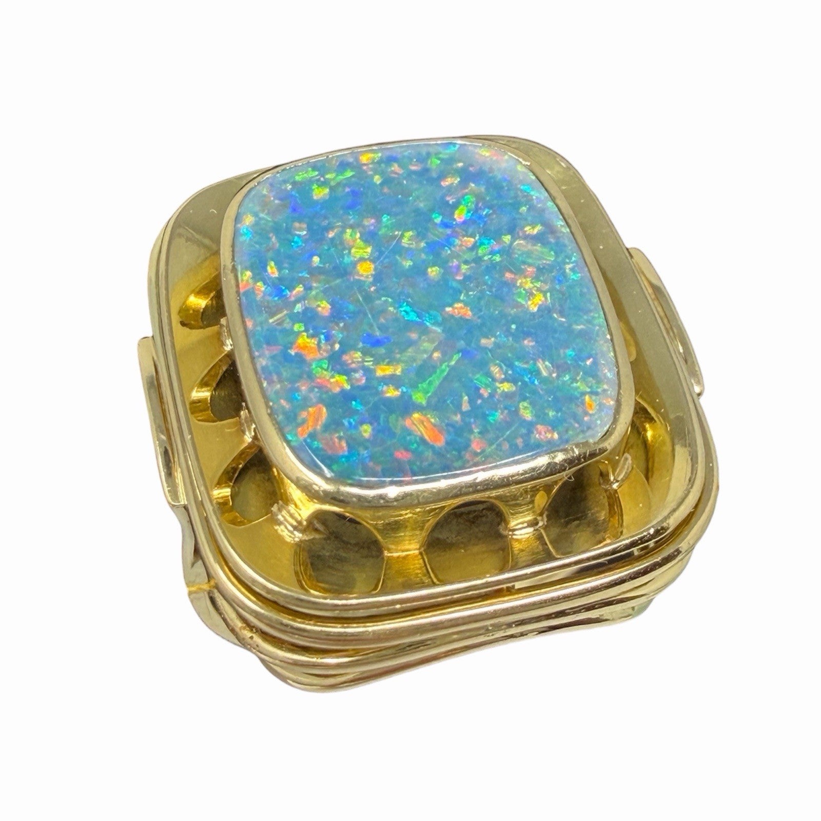 585 Gold Ring Opal Vintage 14K Gr.54
