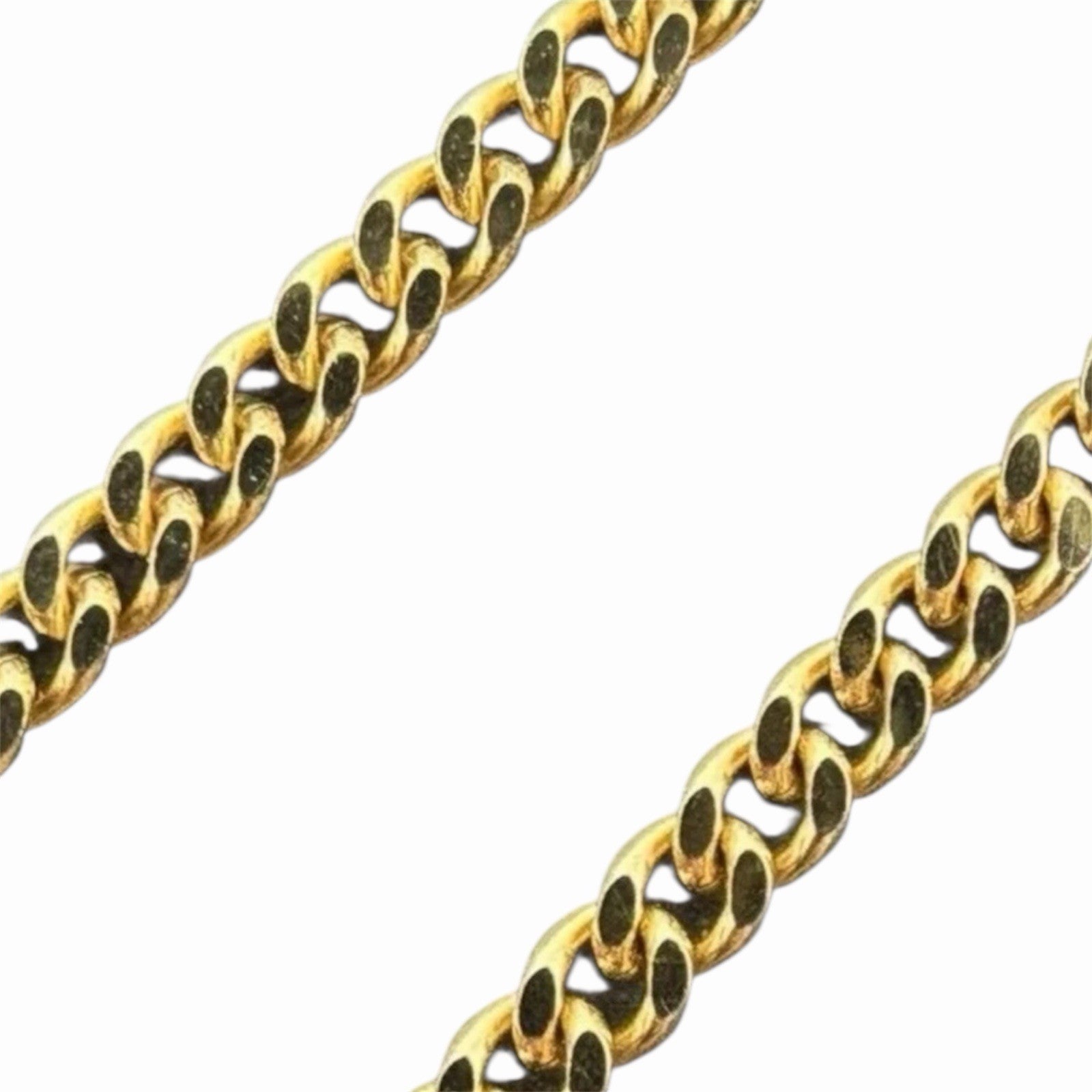 Gelbgold Kette Panzerkette 45,5cm 14K/585 2mm glänzend