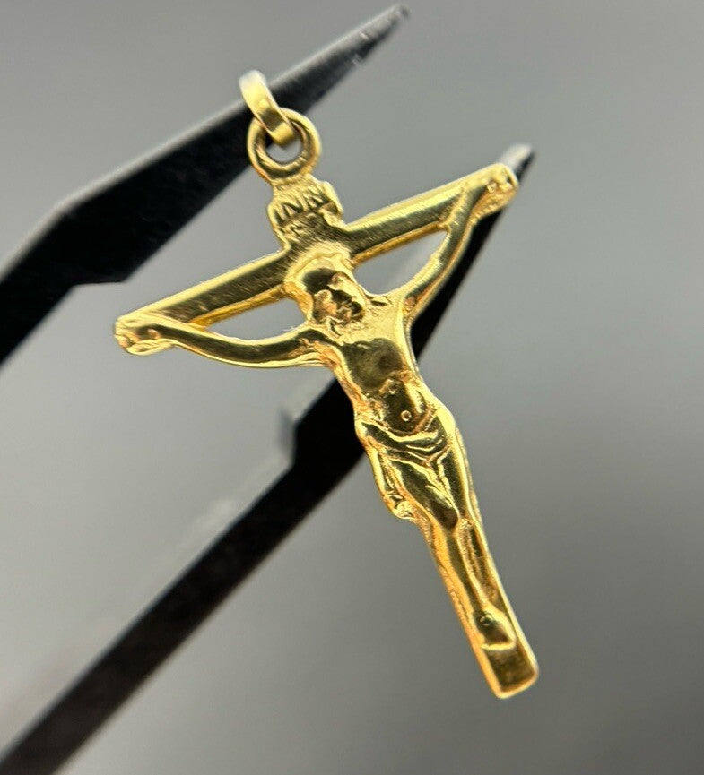 Gold Kreuz 8K/333 Gelbgold Anhänger 2cm 