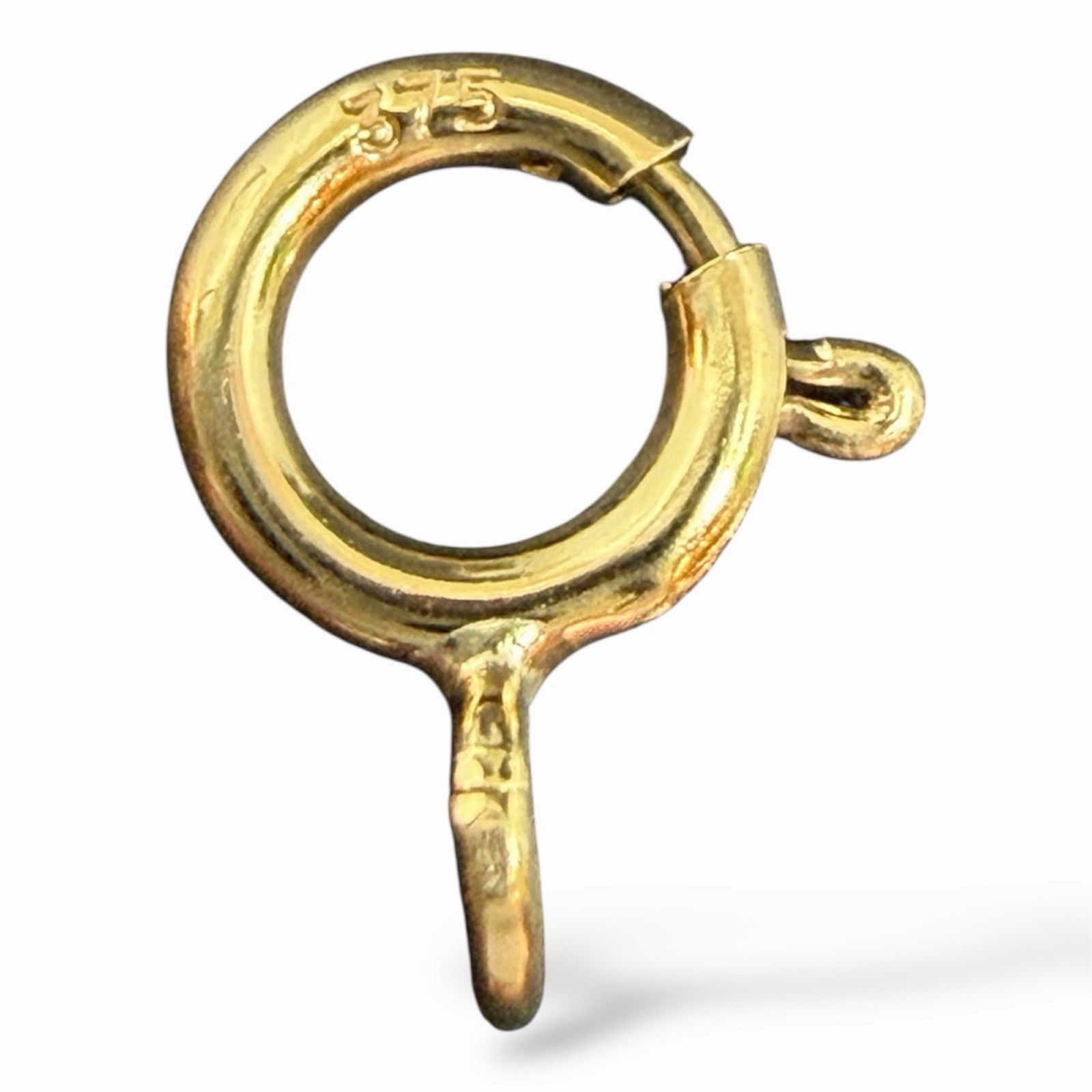 375 Federring 5mm 9 Karat einzeln für Goldketten 333/375