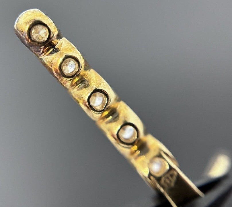 Gelbgold Kette mit Anhänger Brillanten 18K/750 VS/SI 0,78ct Set