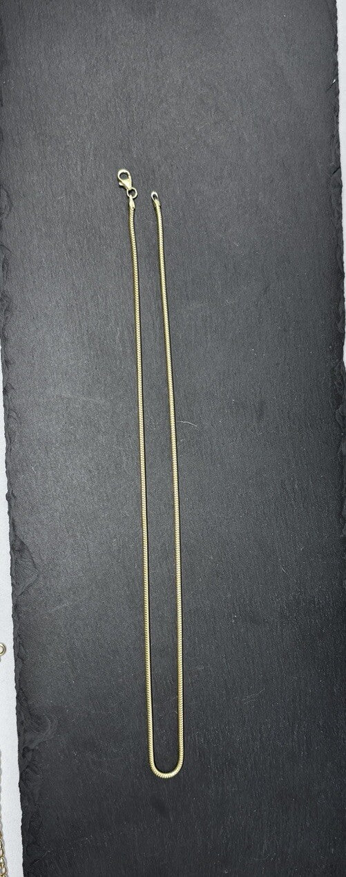 333 Gold Halskette Schlangenkette 45cm 2mm massiv glänzend 8K