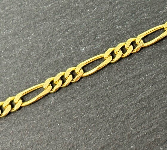 Gelbgold Panzerarmband Goldarmband 14K/585 26cm überlänge 2,5mm massiv