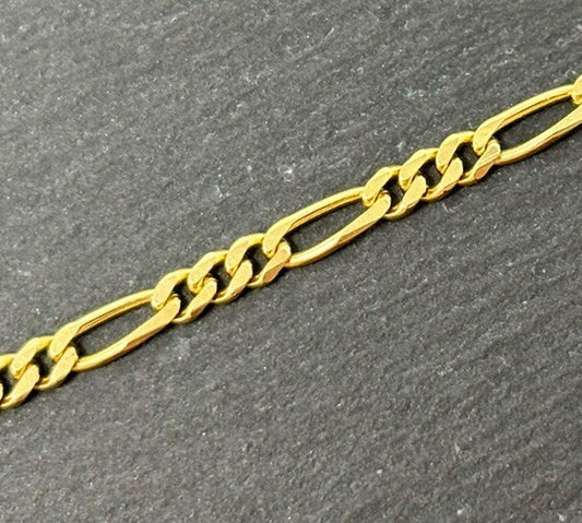 Gelbgold Panzerarmband Goldarmband 14K/585 26cm überlänge 2,5mm massiv