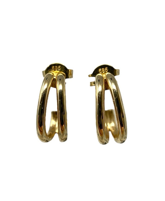 14 Karat Gelbgold Creolen | 14K/585