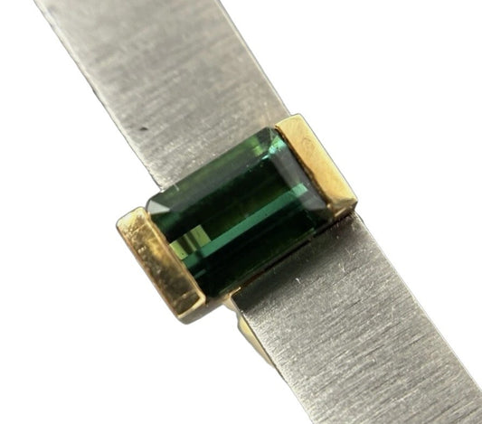 Goldring Handarbeit Bicolour Baguette 18K/750 Gr.52 No.U